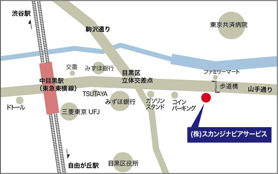 株式会社スカンジナビアサービス地図